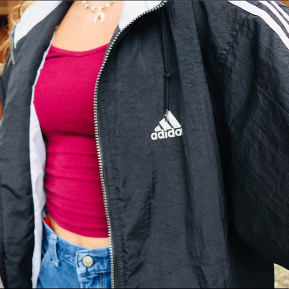 Black adidas coat - Picture 1 of 4